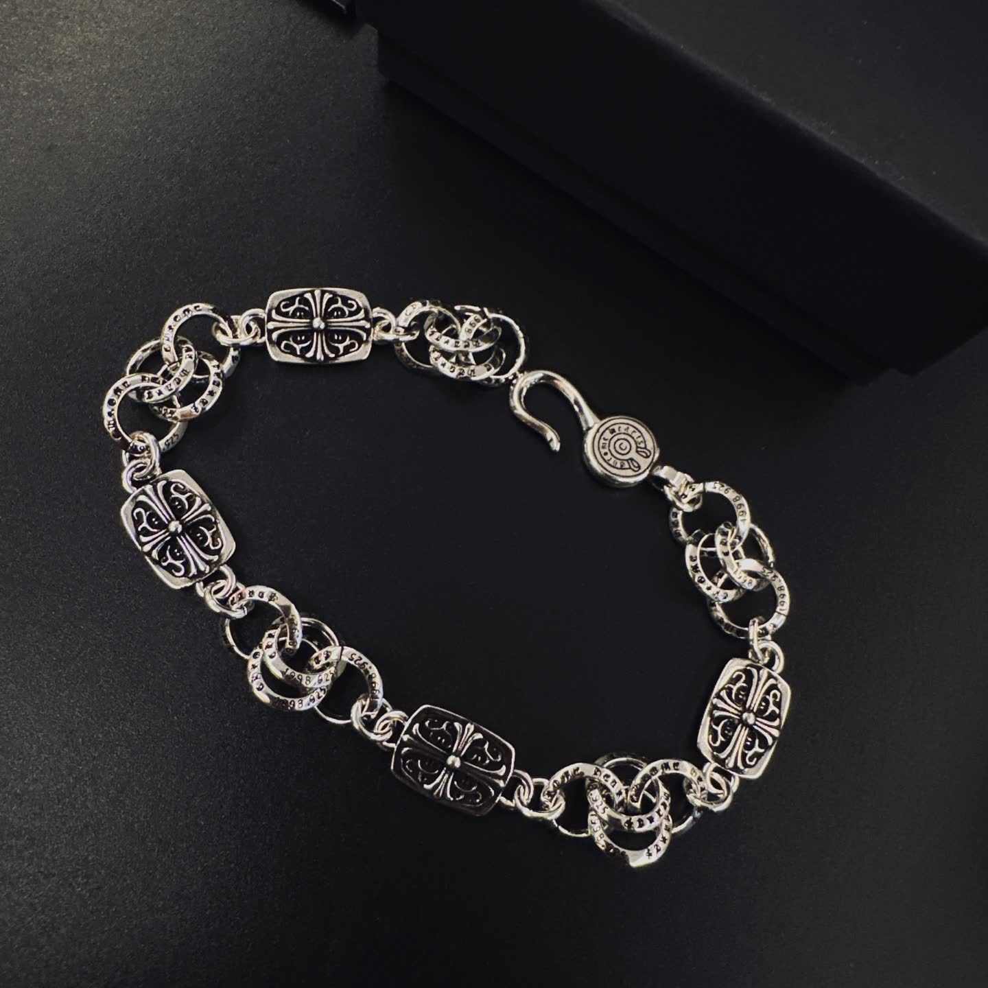 Chrome Hearts Sterling Silver Filigree Bracelet